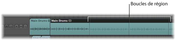 APPLE LOGIC EXPRESS 8 - Mise en boucle de régions - 1