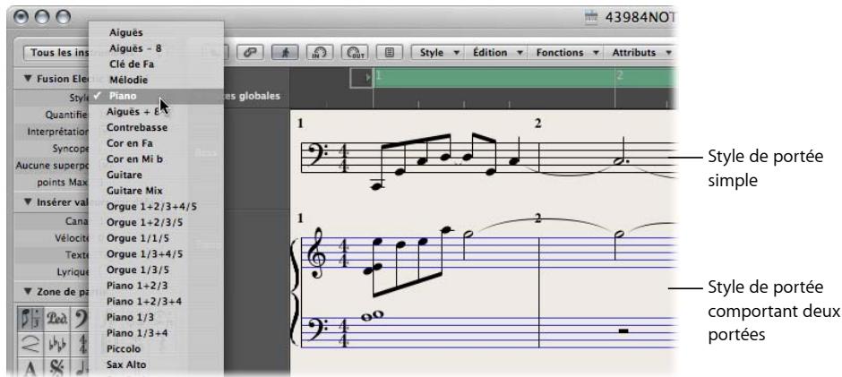 APPLE LOGIC EXPRESS 8 - Étape 2 : Utiliser les réglages d'affichage pour créer une notation lisible - 1