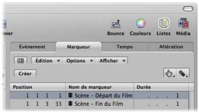 APPLE LOGIC EXPRESS 8 - Utilisation de marqueurs de scène - 1