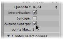 APPLE LOGIC EXPRESS 8 - Cases à cocher et boutons - 1