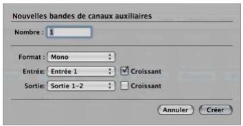 APPLE LOGIC EXPRESS 8 - Création de canaux auxiliaires - 1