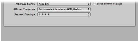 APPLE LOGIC EXPRESS 8 - Affichage du tempo - 2