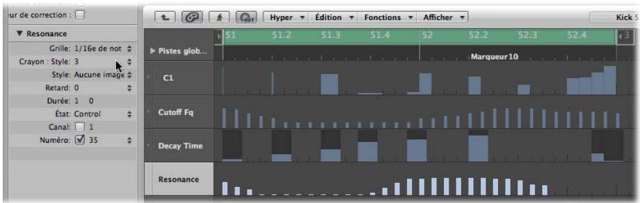 APPLE LOGIC EXPRESS 8 - Modification de l'affichage des grilles et des barres - 2