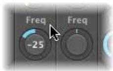 APPLE LOGIC EXPRESS 8 - Pour assigner un contrôleur à l'un des potentiomètres : - 1