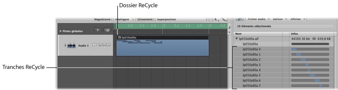 APPLE LOGIC EXPRESS 8 - Pour importer un fichier recycle dans la zone arrangement : - 2