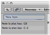 APPLE LOGIC EXPRESS 8 - Création d'un style de portée - 1