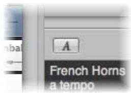 APPLE LOGIC EXPRESS 8 - Pour modifier l'apparence du texte du marqueur : - 1