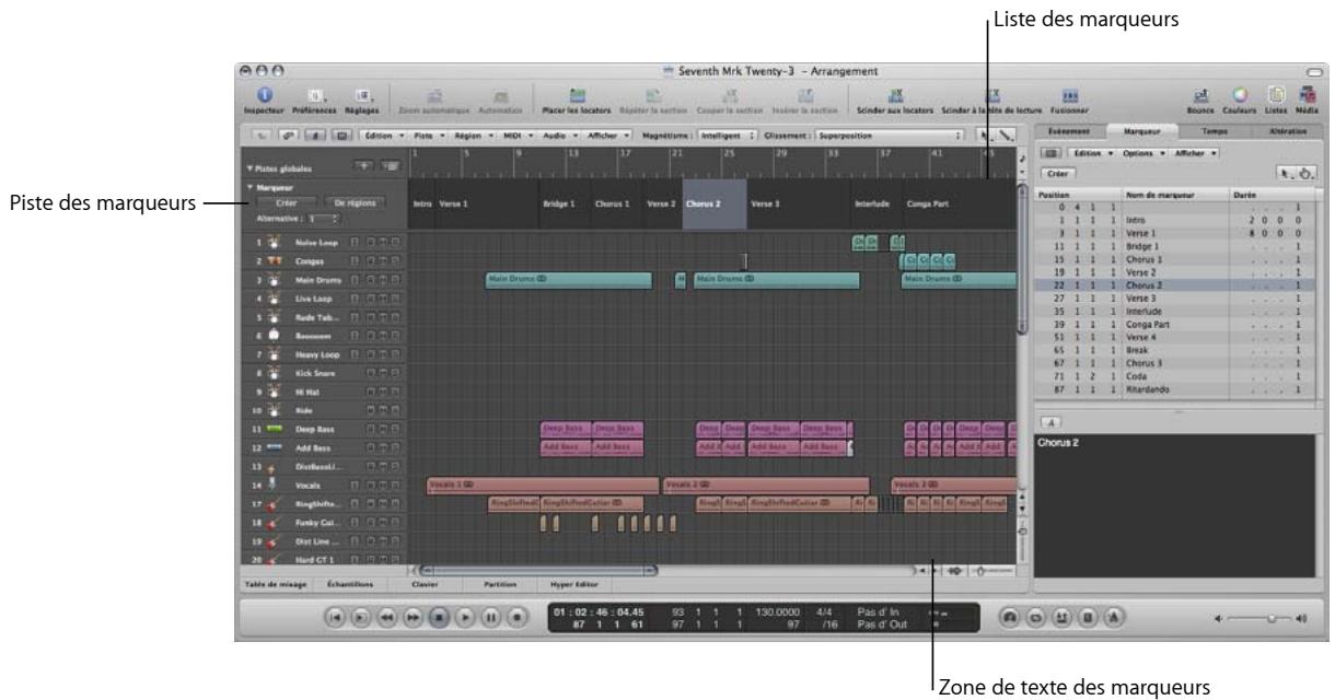 APPLE LOGIC EXPRESS 8 - Personnalisation des affichages de mesures, SMPTE et du tempo - 2