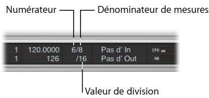 APPLE LOGIC EXPRESS 8 - Réglage de l'articulation du temps dans un projet - 3