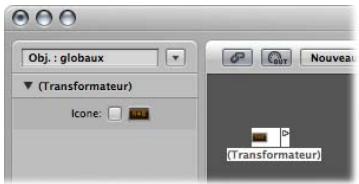 APPLE LOGIC EXPRESS 8 - Pour créer un nouvel objet transformateur : - 1
