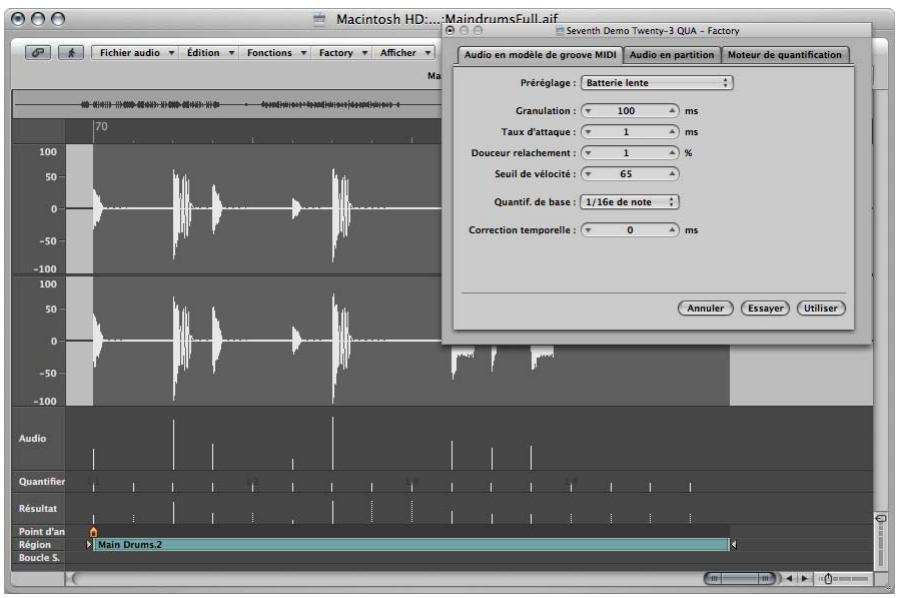 APPLE LOGIC EXPRESS 8 - Création d'un modèle de groove audio vers MIDI - 2