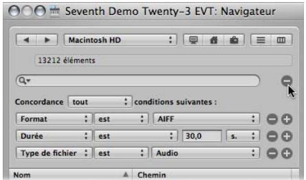 APPLE LOGIC EXPRESS 8 - Pour effectuer une recherche avancée : - 2