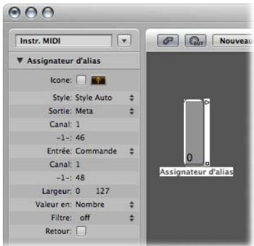 APPLE LOGIC EXPRESS 8 - Pour créer un assignateur d'alias : - 1
