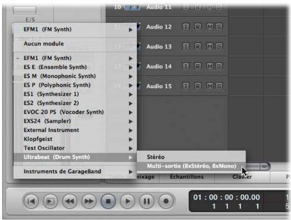 APPLE LOGIC EXPRESS 8 - Accès à plusieurs sorties d'instrument - 1