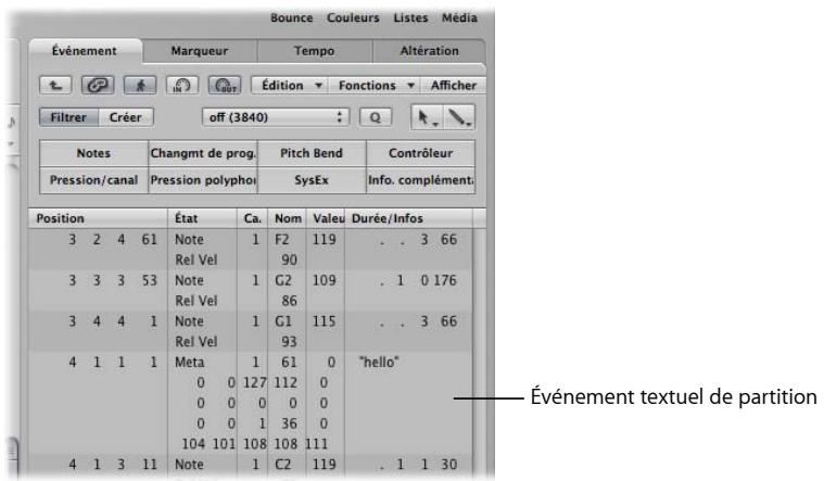 APPLE LOGIC EXPRESS 8 - Insertion de texte - 3