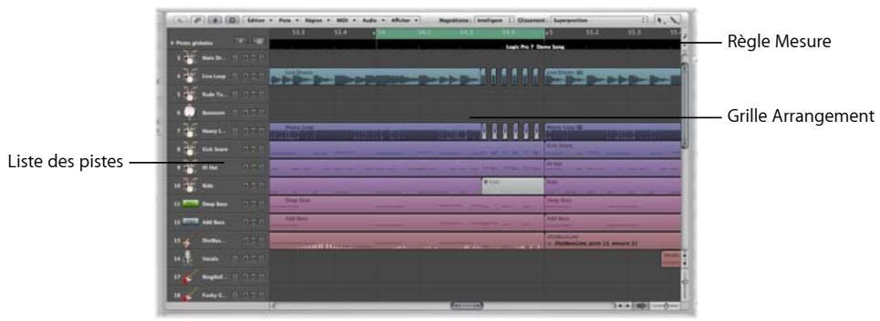 APPLE LOGIC EXPRESS 8 - Zone d'arrangement - 1