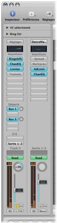 APPLE LOGIC EXPRESS 8 - Pour découvrir comment les zones de la fenêtre arrangement interagissent : - 11
