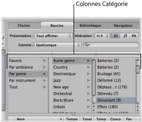 APPLE LOGIC EXPRESS 8 - Présentation du navigateur de boucles - 3