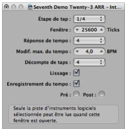 APPLE LOGIC EXPRESS 8 - Pour passer en mode de synchronisation manuelle, effectuez l'une des opérations suivantes : - 1