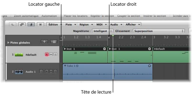 APPLE LOGIC EXPRESS 8 - Réglage de la position de la tête de lecture - 1