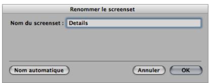 APPLE LOGIC EXPRESS 8 - Pour renommer le screenshot actuel : - 1