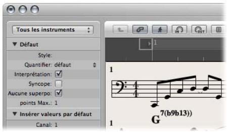 APPLE LOGIC EXPRESS 8 - Pour créer un symbole d'accord, procédez comme suit : - 2
