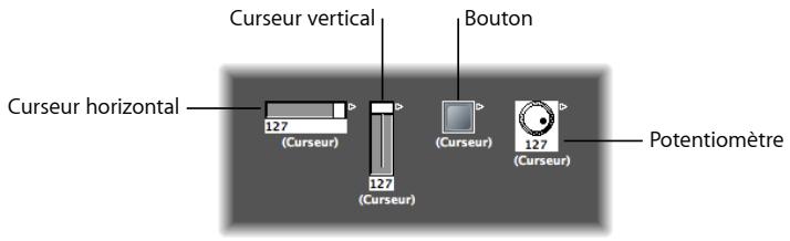 APPLE LOGIC EXPRESS 8 - Pour créer un curseur : - 1