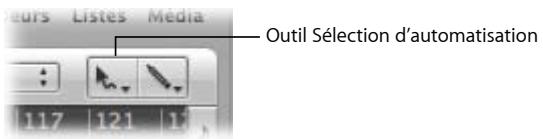 APPLE LOGIC EXPRESS 8 - Sélection des lignes et des nœuds d'automatisation - 1