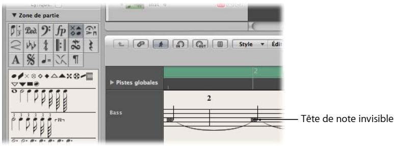 APPLE LOGIC EXPRESS 8 - Têtes de note invisibles - 1