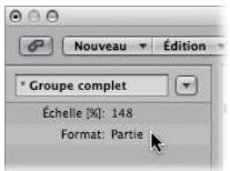APPLE LOGIC EXPRESS 8 - Pour créer des paramètres de mise en page distincts pour la partition complète et pour des rubriques séparées : - 2