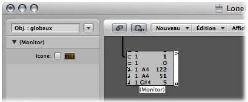 APPLE LOGIC EXPRESS 8 - Pour créer un objet moniteur : - 1