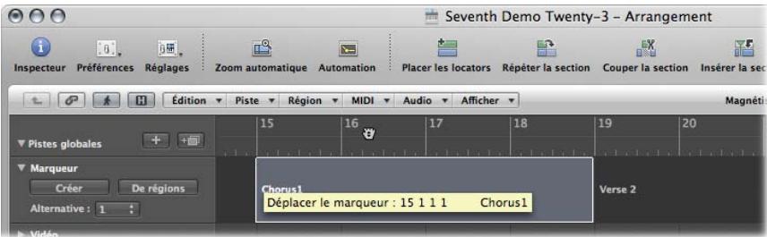 APPLE LOGIC EXPRESS 8 - Définition d'un cycle à l'aide de marqueurs - 1