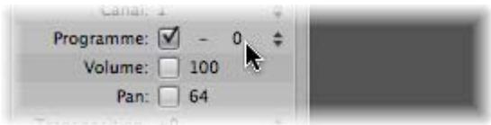 APPLE LOGIC EXPRESS 8 - Programme, volume et panoramique - 1
