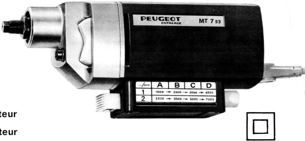 PEUGEOT MT 7 50 - Documentation technique - 1