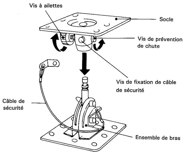 PIONEER CP-V160 - MONTAGE DU BRAS SUR LE RACCORD A - 1