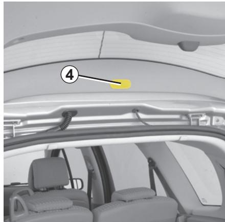 RENAULT SCENIC II - Éclaireur de coffre - 1