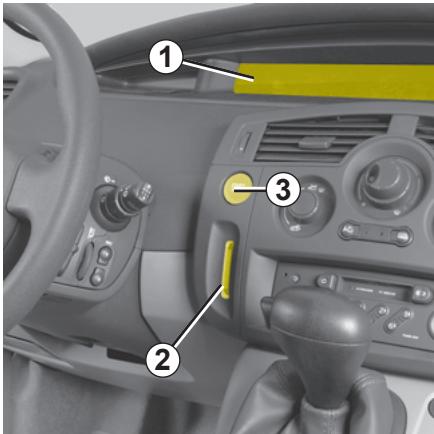RENAULT SCENIC II - Conditions d'arrêt du moteur - 2