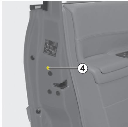 RENAULT SCENIC II - Utilisation de la clé de secours indépendante 3 - 1