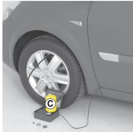 RENAULT SCENIC II - KIT de gonflage des pneumatiques - 5