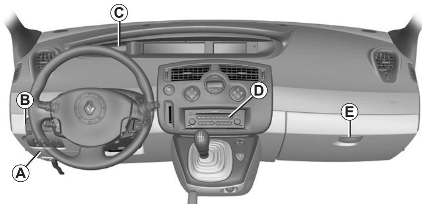 RENAULT SCENIC II - Éclaireur de lunette arrière ouvrante - 1