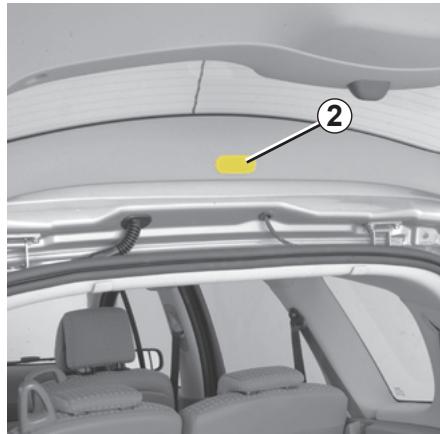 RENAULT SCENIC II - Éclaireur de coffre - 1