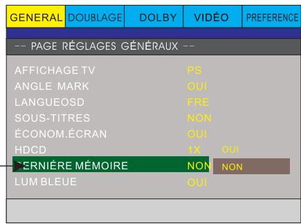 PEEKTON PK 6749 - Page REGLAGES generaux-suite) - 4