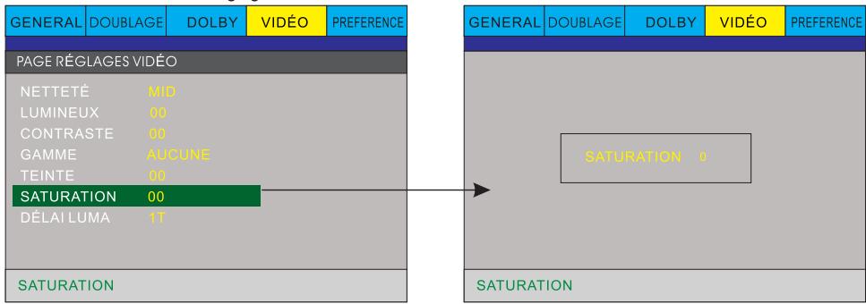 PEEKTON PK 6749 - Page REGLAGESVIDEO (suite) - 1