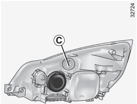 RENAULT ESPACE 4 2010 - PROJECTEURS LAMPES AU XÉNON : remplacement de lampes (2/2) - 1