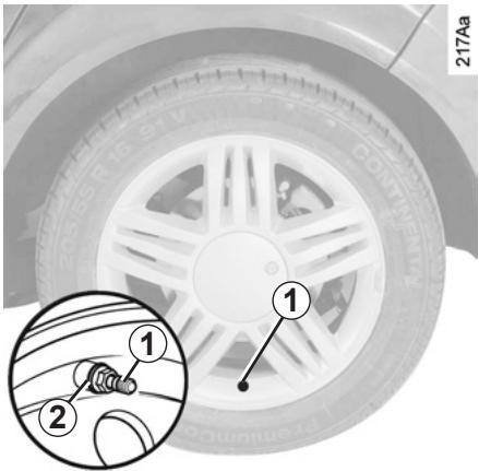 RENAULT ESPACE 4 2010 - SYSTÈME DE SURVEILLANCE DE PRESSION DES PNEUMATIQUES (2/4) - 1