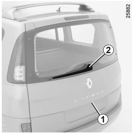 RENAULT ESPACE 4 2010 - LUNETTE ARRIÈRE OUVRANTE - 1