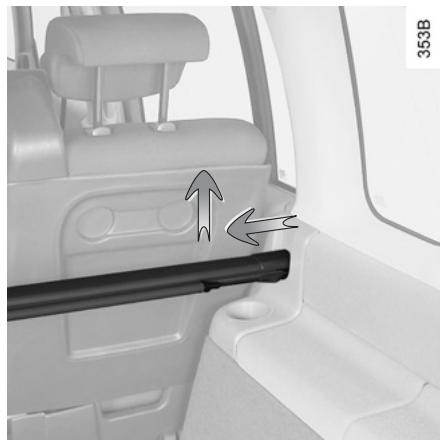 RENAULT ESPACE 4 2010 - Dépose de la tablette B - 1