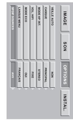 SAGEM AXIUM HD D56B - Réglage de la sortie casque - 1