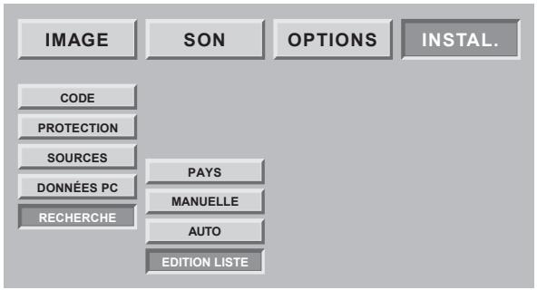 SAGEM HD-D45 G4 T ET HD-D50 G4 T - Modification de la liste des programmes TV - 1