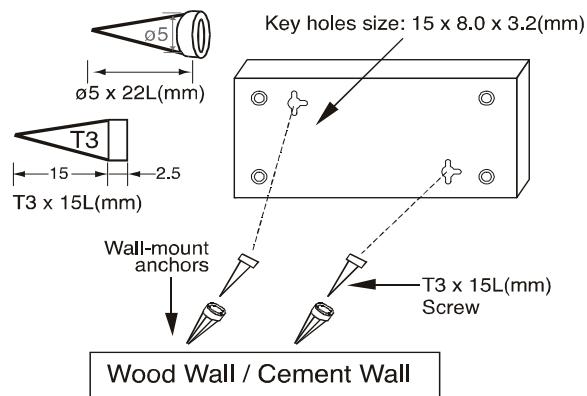 D-LINK DGS-1008P - B.) mur en bois - 1